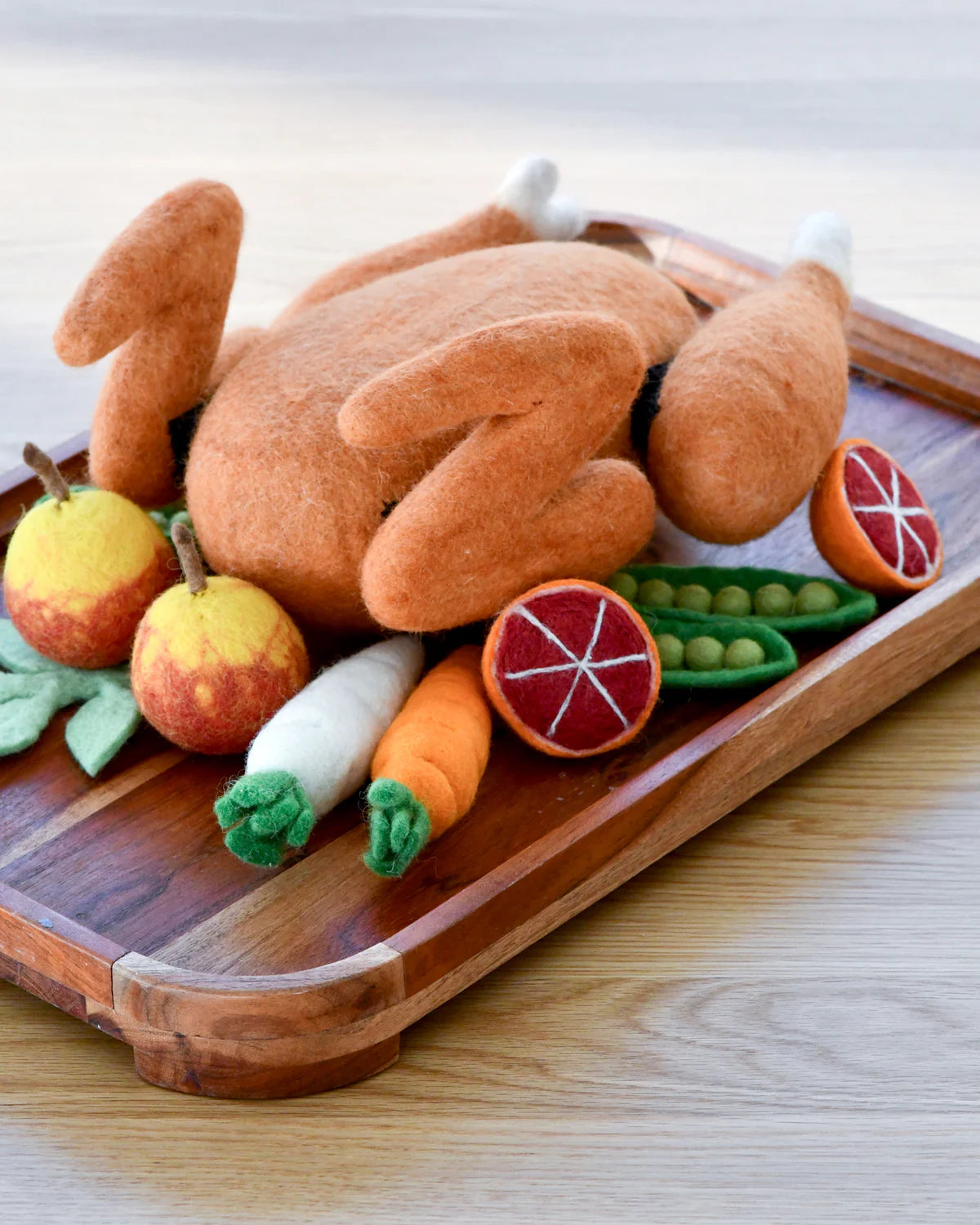 Felt Roast Turkey play set-Fun-Little Fish Co.