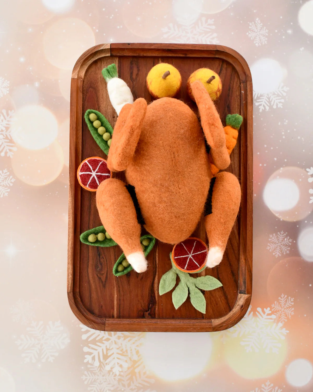 Felt Roast Turkey play set-Fun-Little Fish Co.