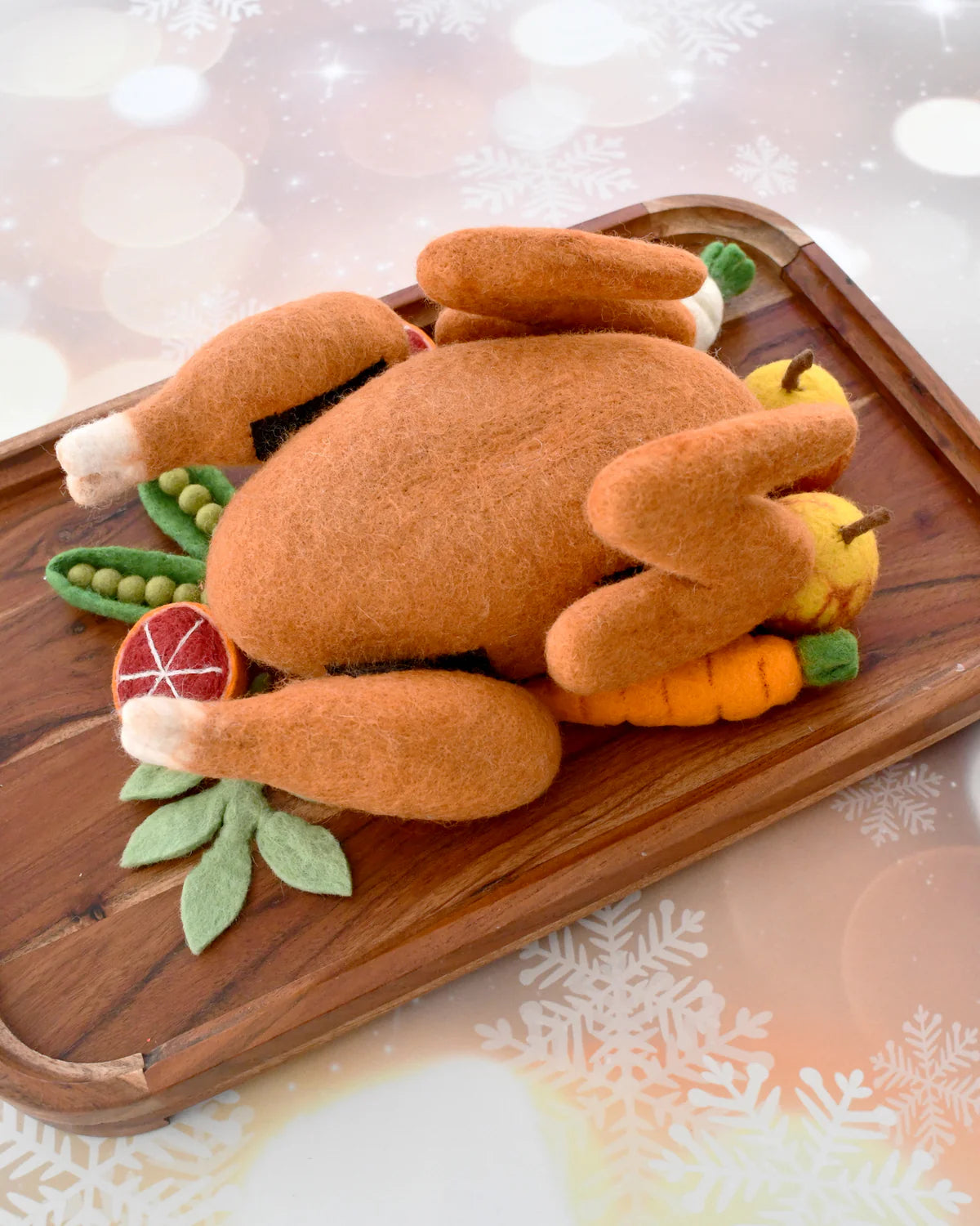 Felt Roast Turkey play set-Fun-Little Fish Co.