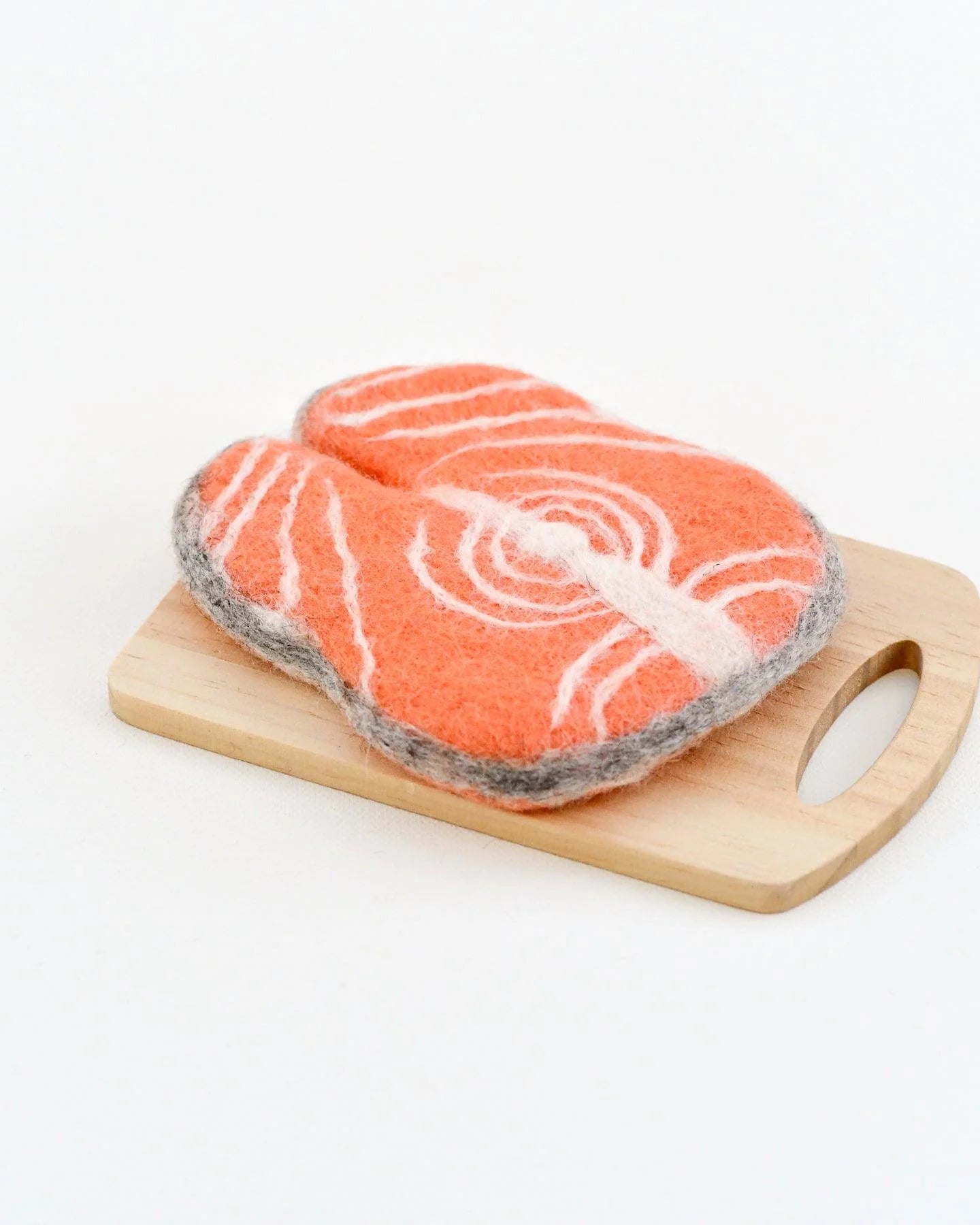 Felt salmon slice