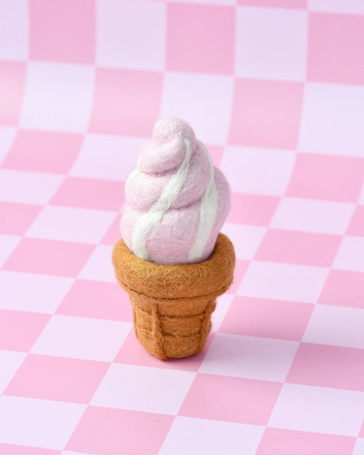 Felt strawberry soft serve Ice cream-Fun-Little Fish Co.