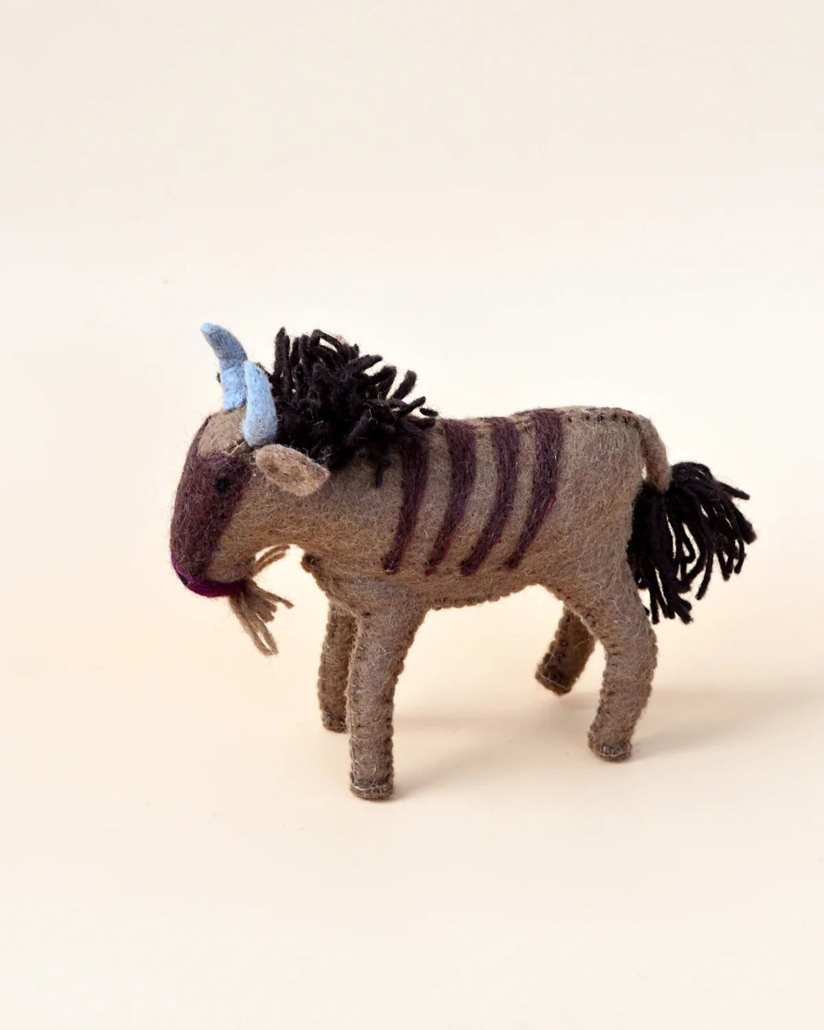 Felt wildebeest-Top 30 Felt-Little Fish Co.