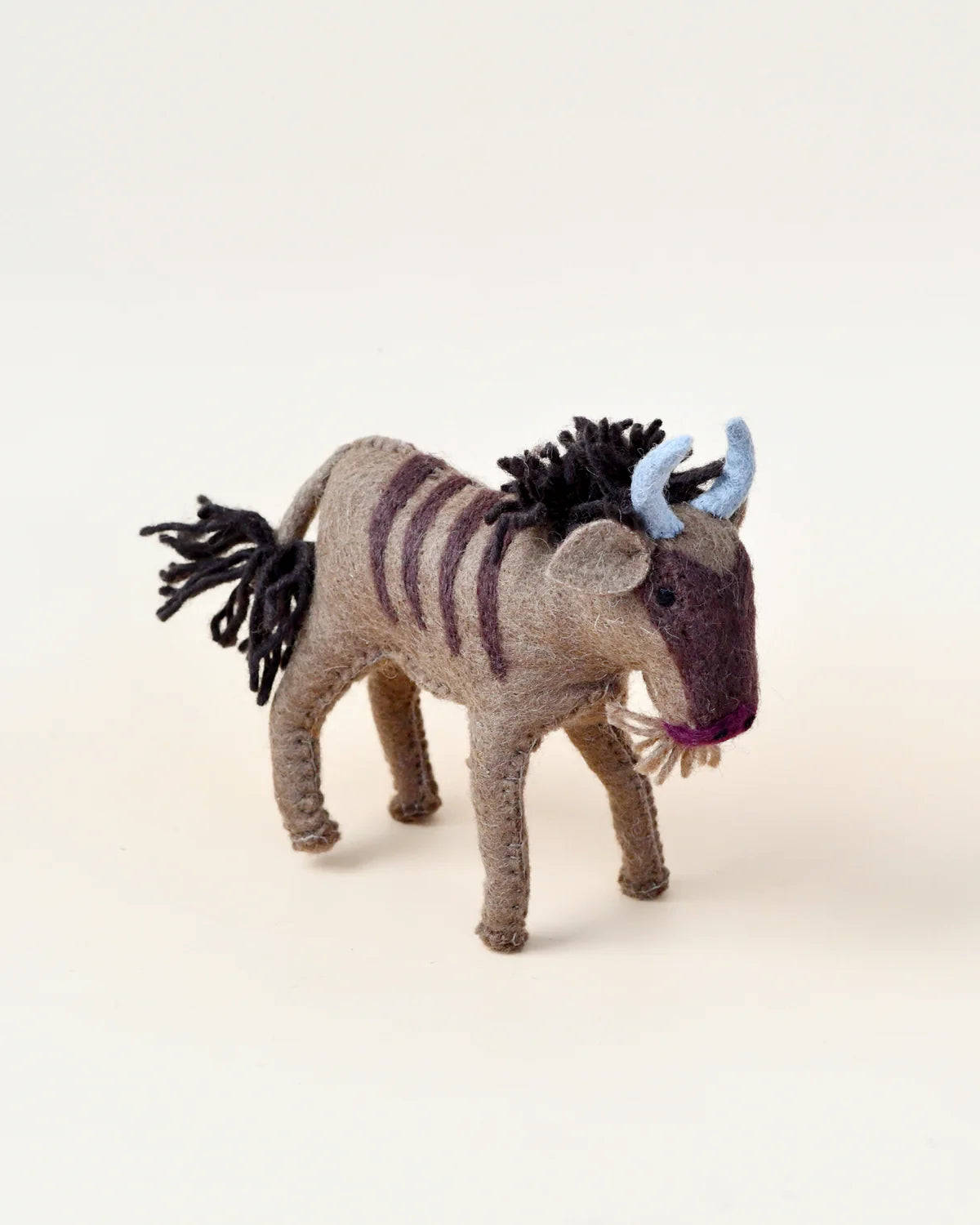 Felt wildebeest-Top 30 Felt-Little Fish Co.