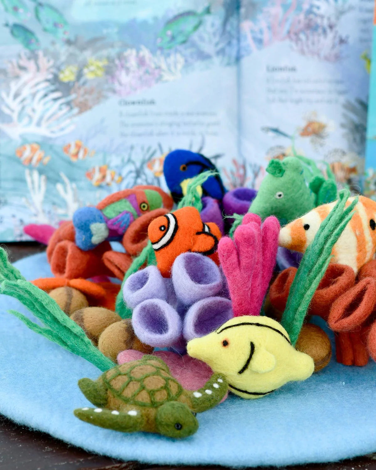 Coral Reef Play mat Playscape-Fun-Little Fish Co.