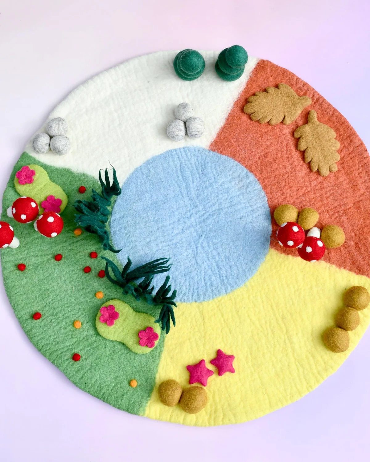 Four Seasons Play Mat Playscape (Large 80cm Diameter)-Fun-Little Fish Co.