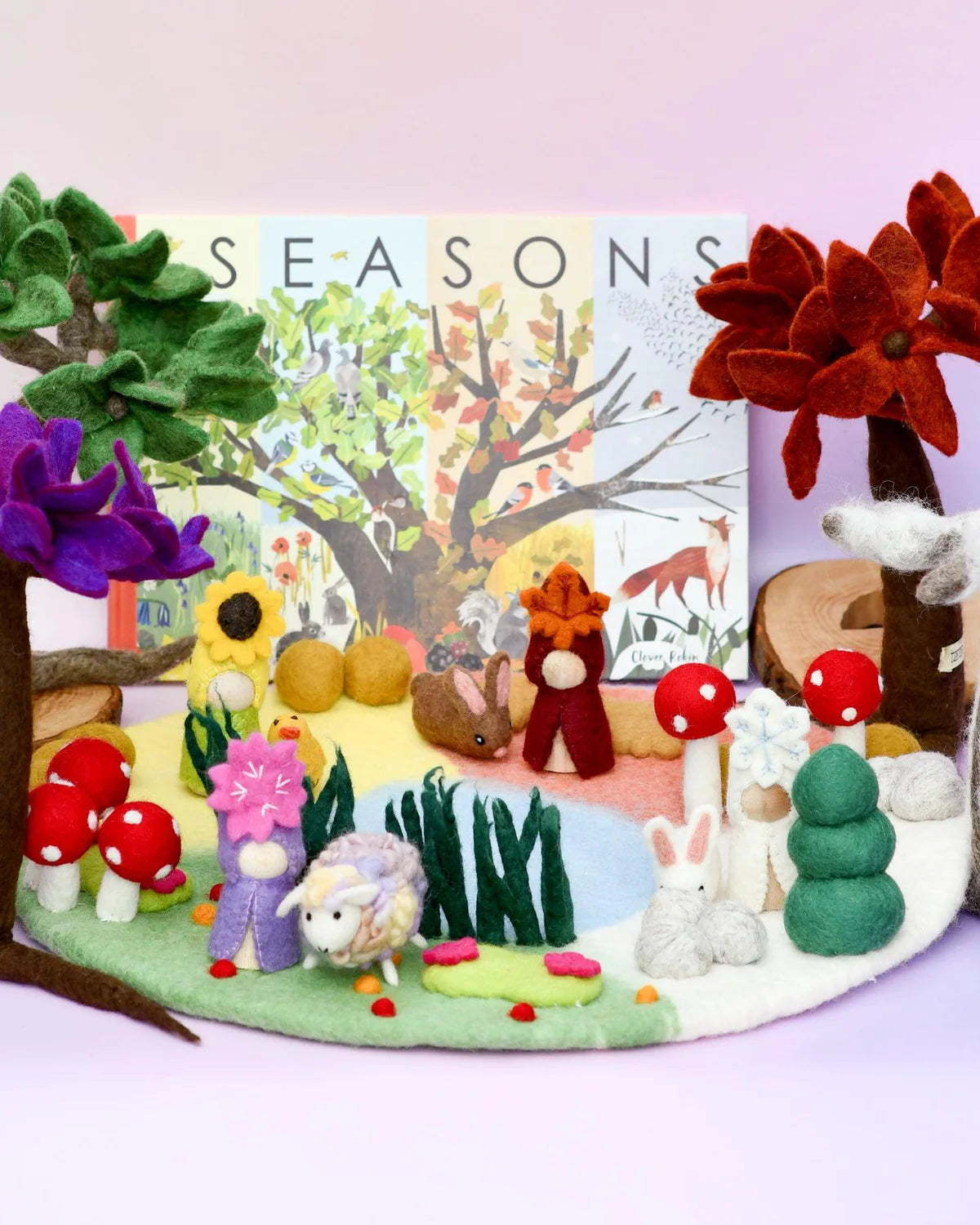 Four Seasons Play Mat Playscape (Small 45cm Diameter)-Fun-Little Fish Co.