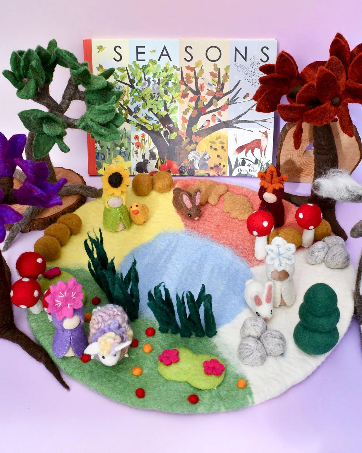 Four Seasons Play Mat Playscape (Small 45cm Diameter)-Fun-Little Fish Co.