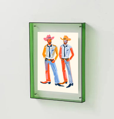 Acrylic Green Picture frame