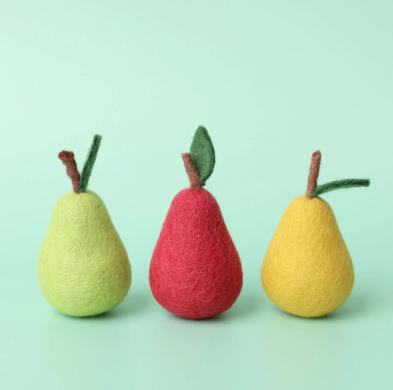 Pear trio ( set of 3) - Felt-Fun-Little Fish Co.