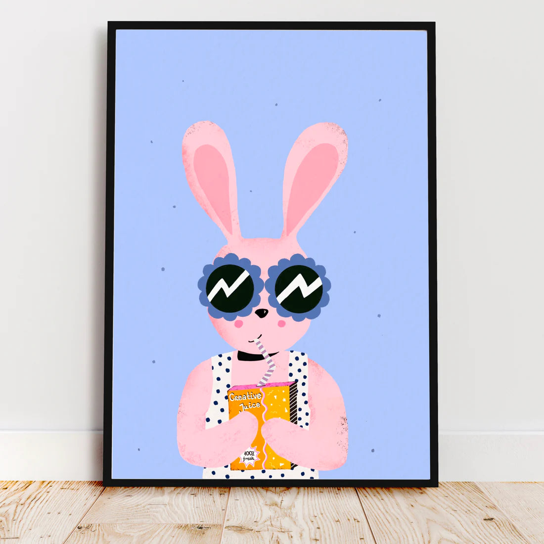 Juice Bunny print-Little Fish Co.