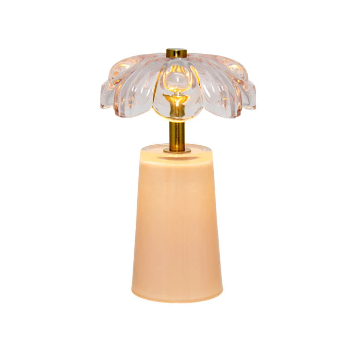 Caramel flower lamp