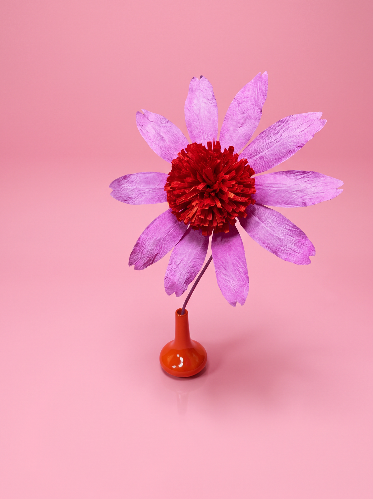 Handmade Paper Echinacea - Pink
