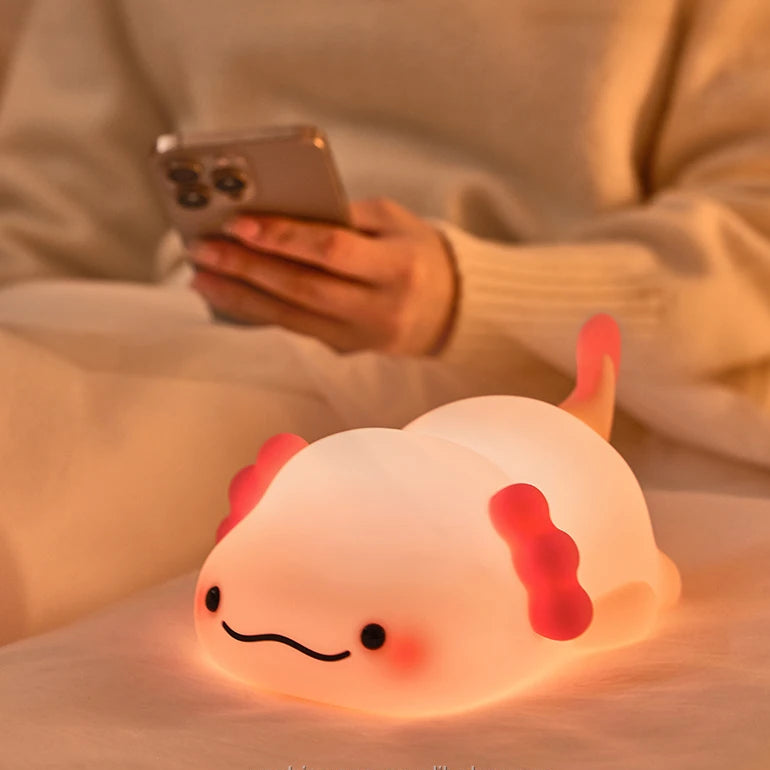 Axolotl Silicon night light-Top 30 Decor-Little Fish Co.