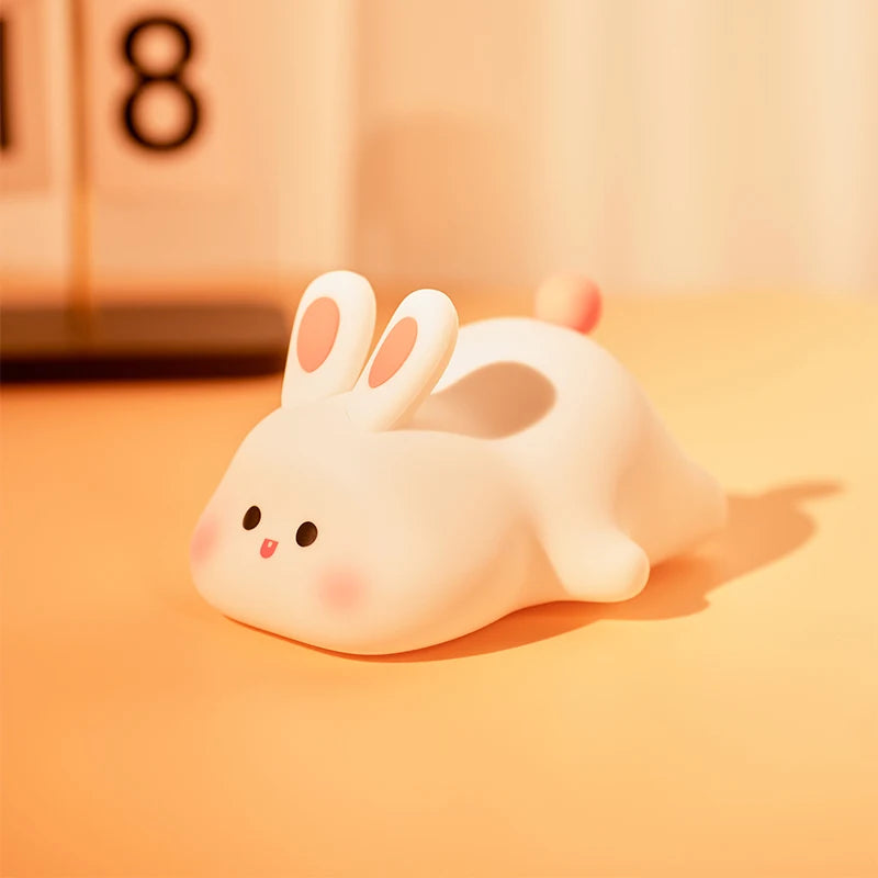 Big Face bunny Silicon night light-Top 30 Decor-Little Fish Co.