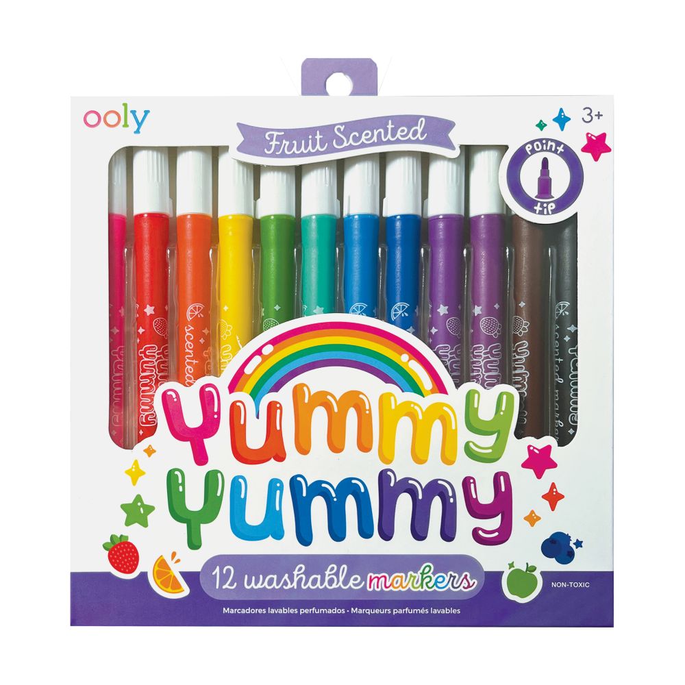 OOLY Markers - Yummy Yummy Fruit Scented-Little Fish Co.