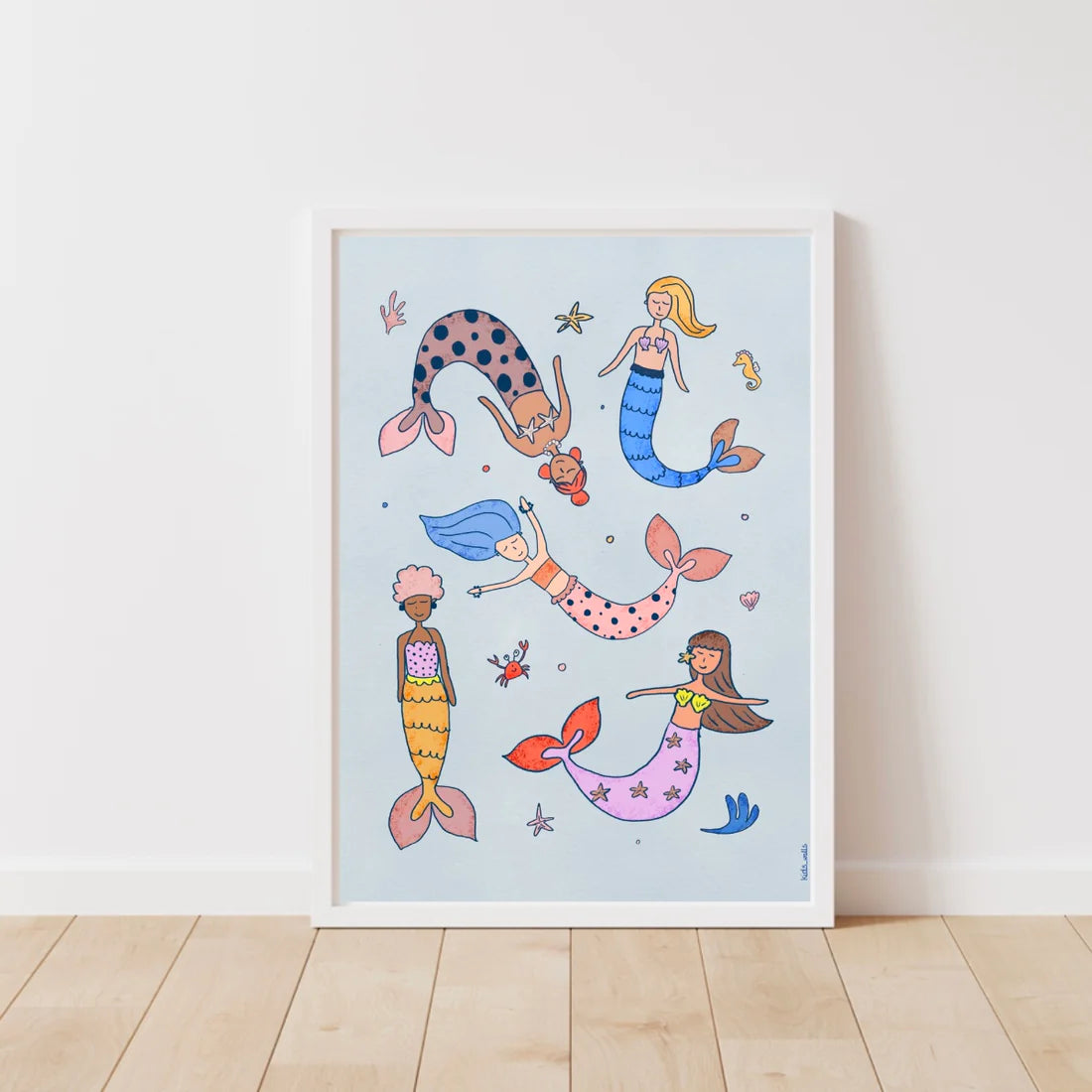Mermaids Print-Little Fish Co.