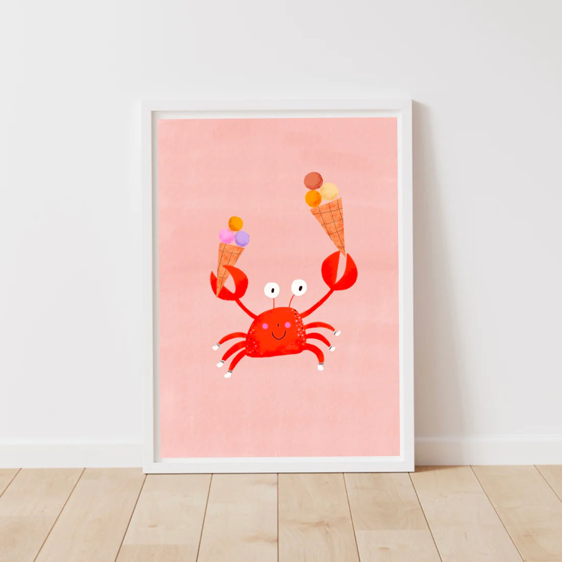 Ice cream crab print – Little Fish Co.
