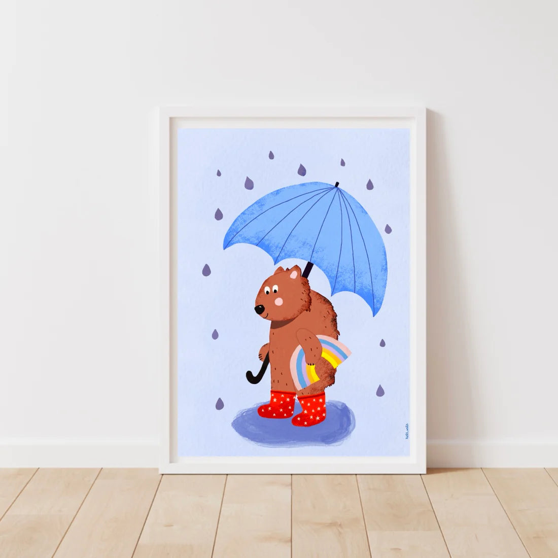 Wombat print-Little Fish Co.