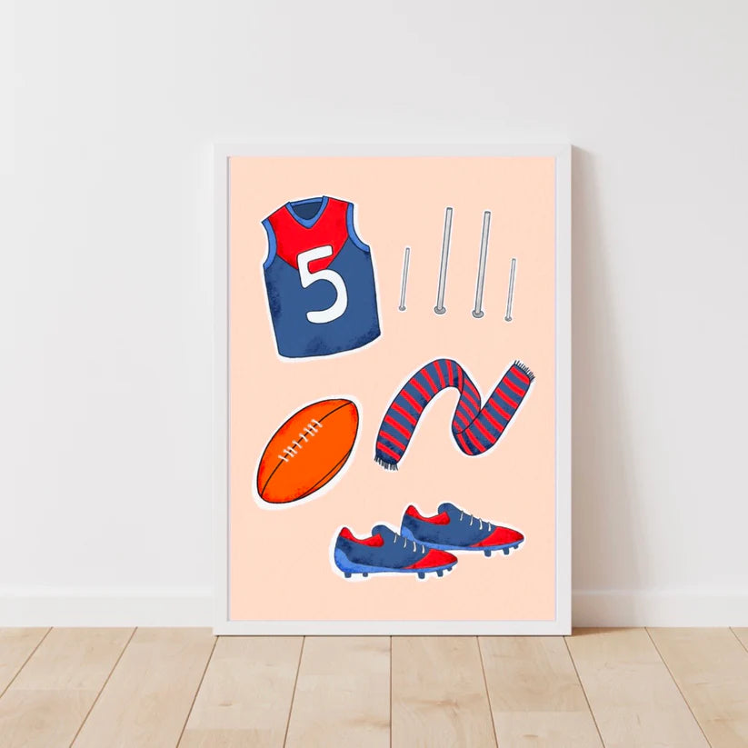 Footy Print-Little Fish Co.