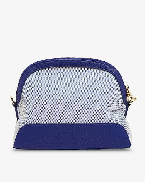 Bronte Day Bag - Royal Blue & Canvas-Fashion-Little Fish Co.