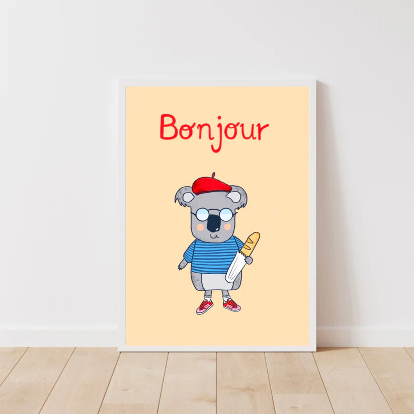 Bonjour!-Top 30 Art-Little Fish Co.