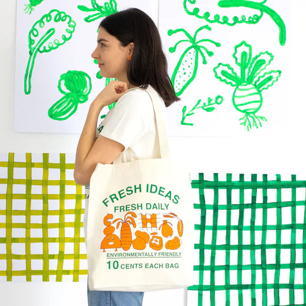 Fresh Ideas Tote Bag-Fashion-Little Fish Co.