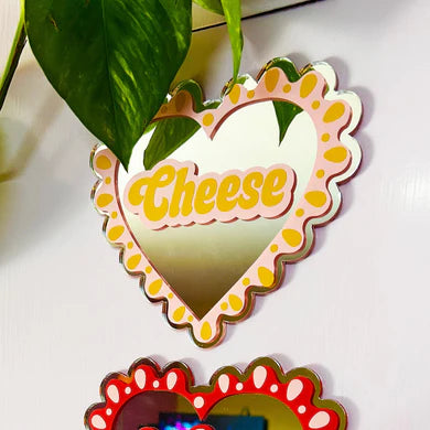 I heart Cheese Mirror-New Arrivals 2025-Little Fish Co.