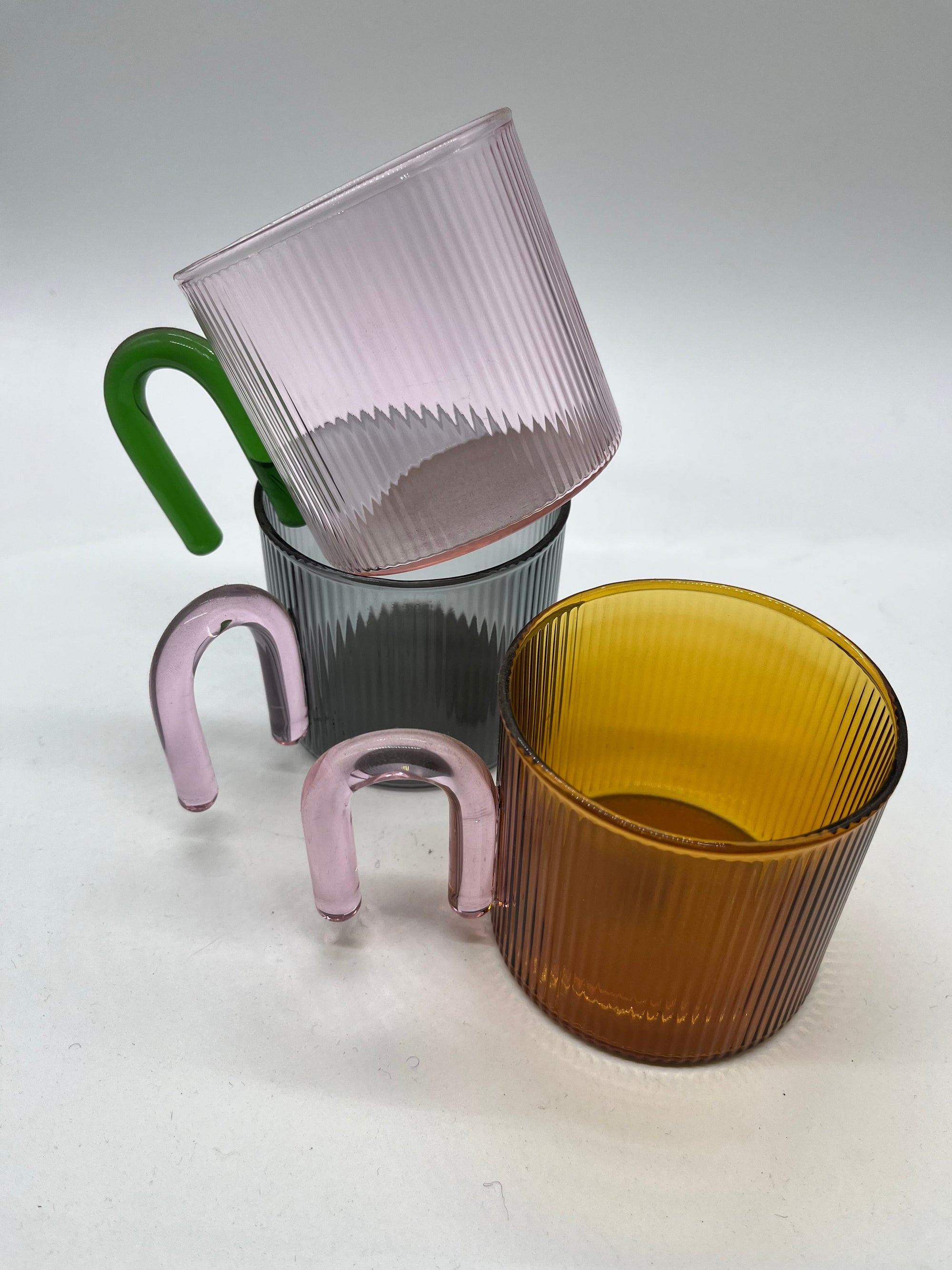 Ribbed Mug in Pink-Decor-Little Fish Co.