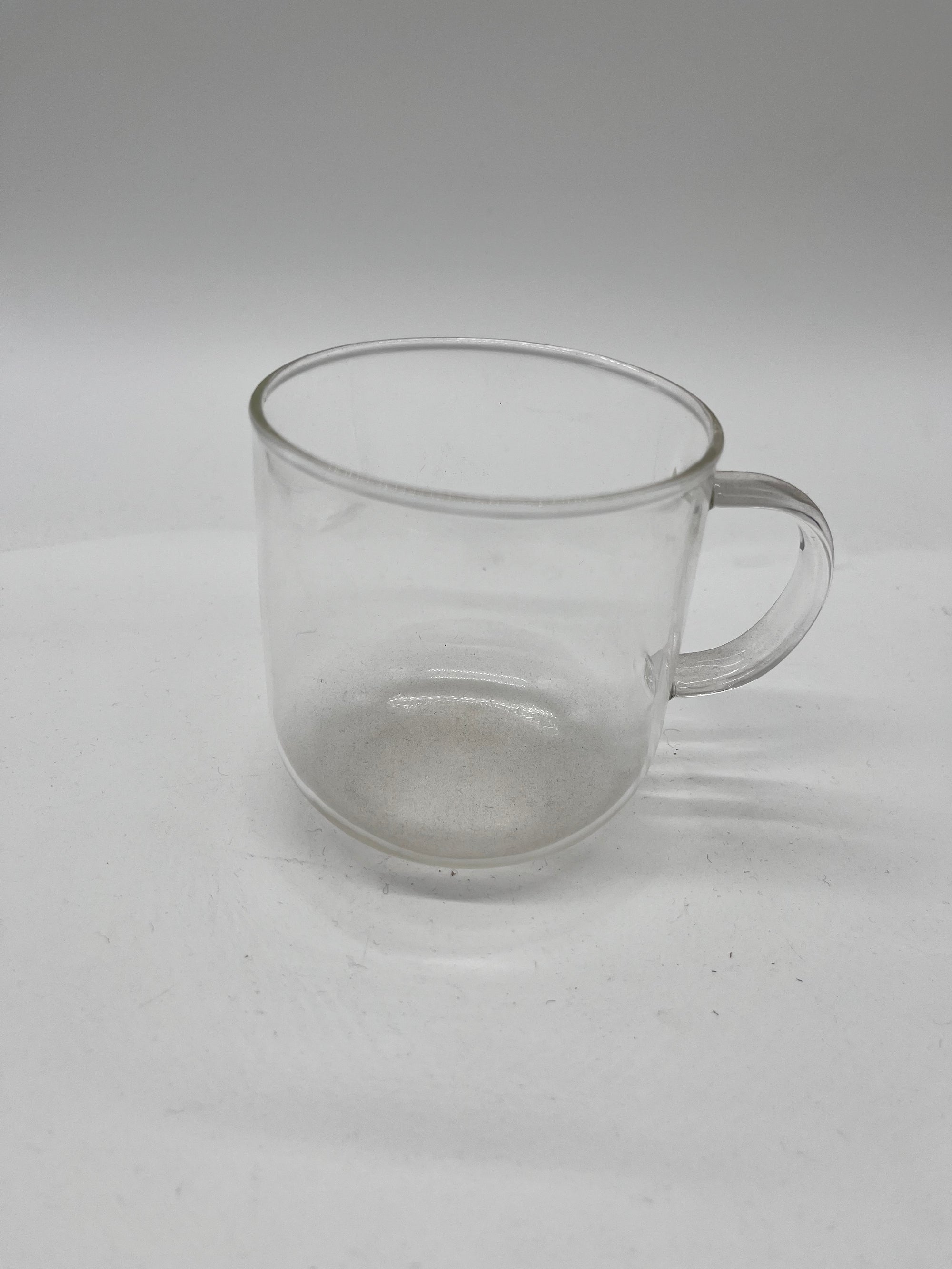 Glass Round Mug - Clear-Decor-Little Fish Co.