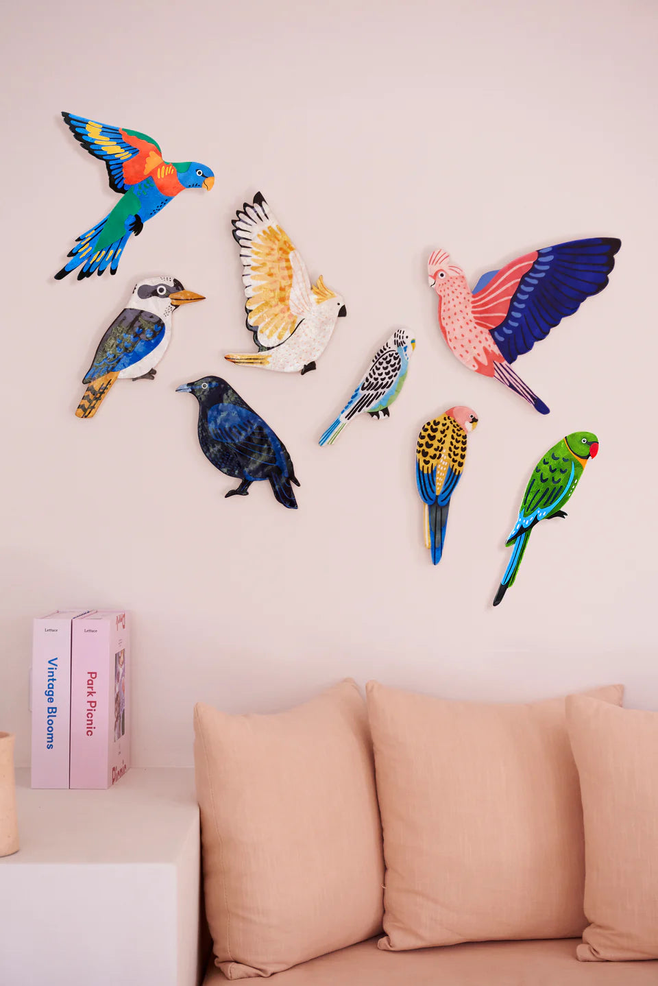 Aerial Cockatoo Wall Art-Decor-Little Fish Co.