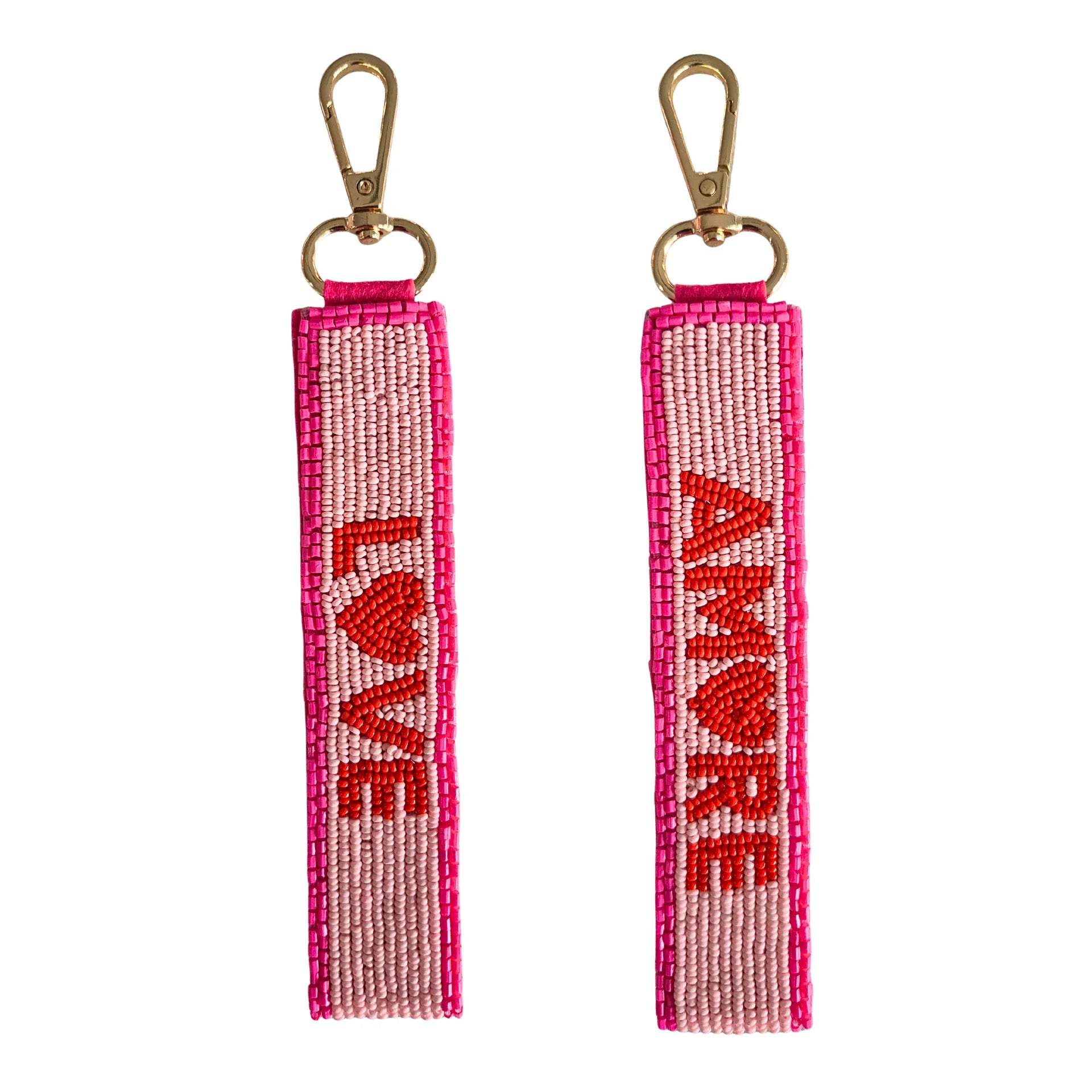 Beaded Keychain - Amore - Love-New Arrivals 2025-Little Fish Co.