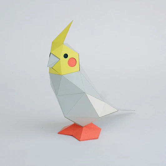 Tiny Paper Animals Cockatiel-Little Fish Co.