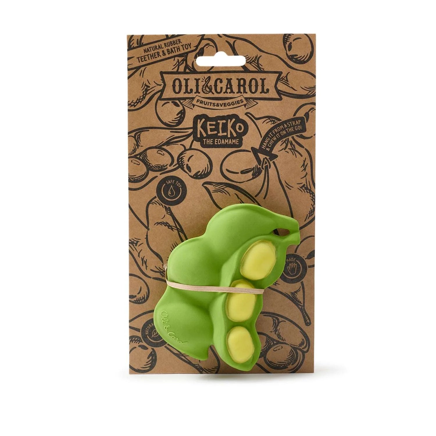 Keiko the Edamame Baby Teether-Fun-Little Fish Co.