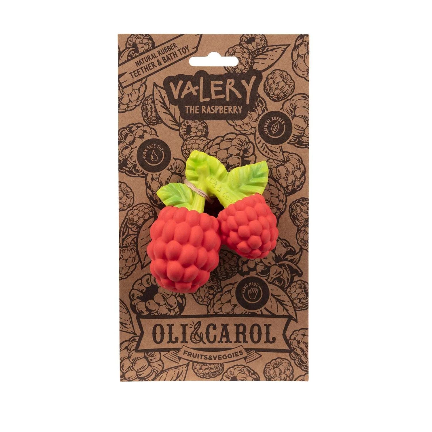 Valery the Raspberry Baby Teether-Fun-Little Fish Co.