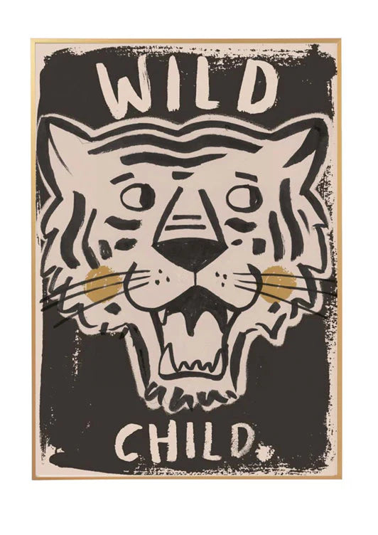 Wild Child Poster 50cm x 70cm-Little Fish Co.