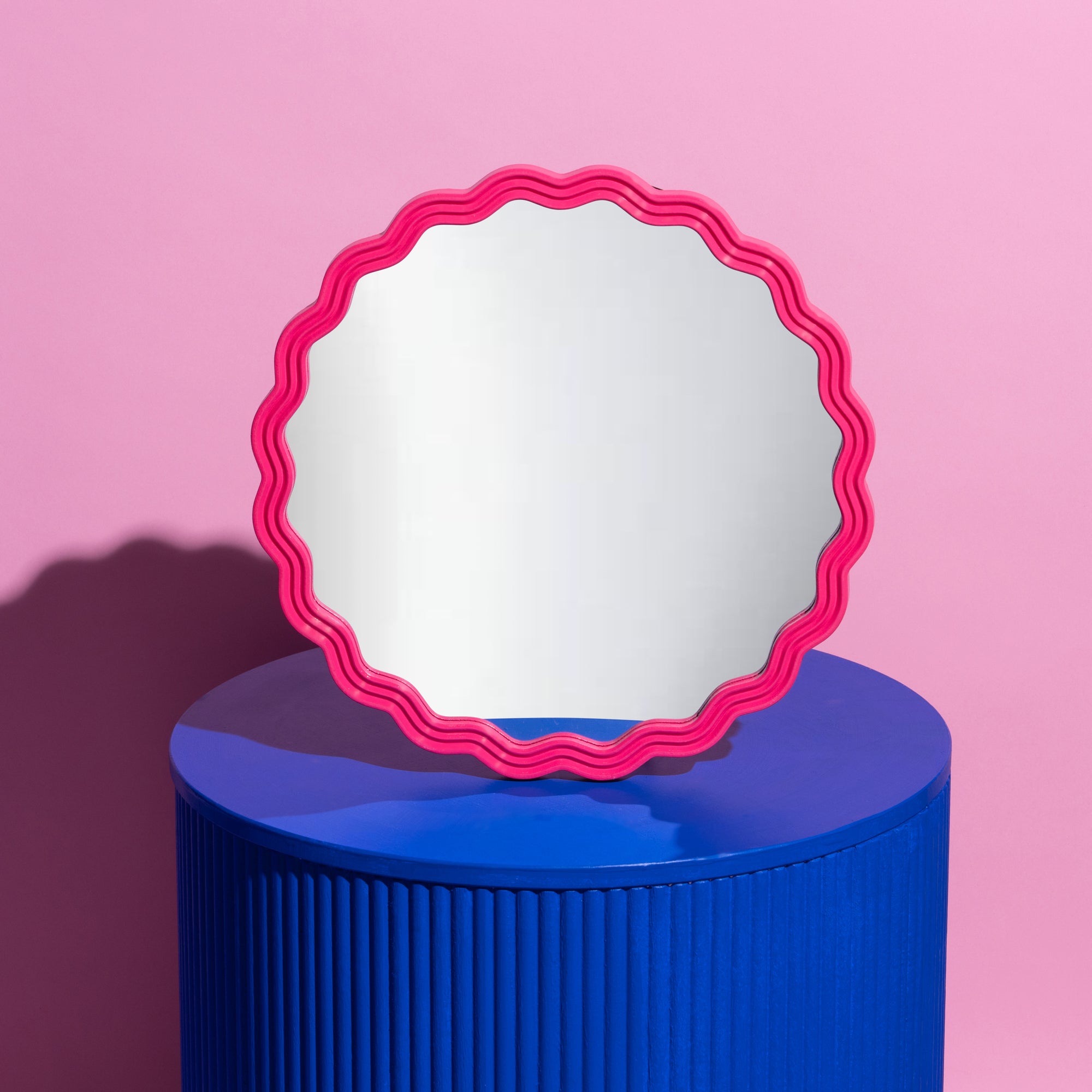 The Atlantis Wave Mirror Magenta - Ships November-Little Fish Co.
