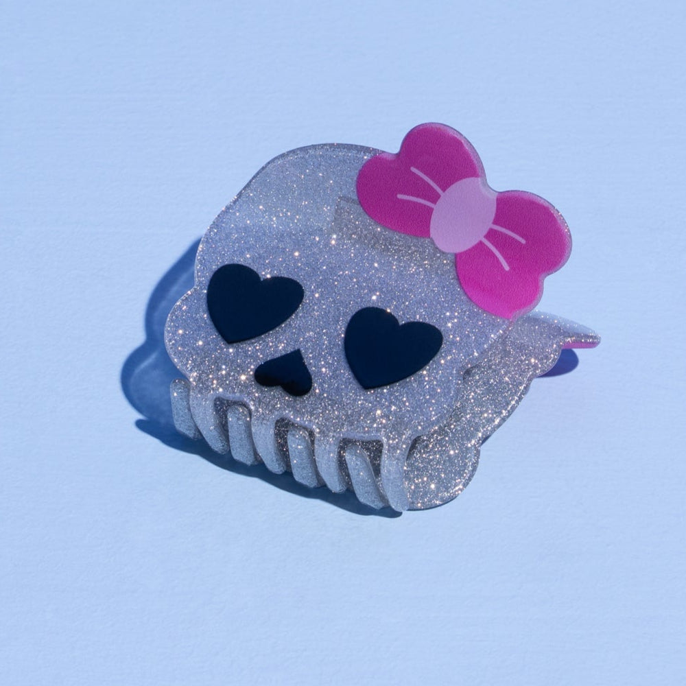 Halloween Hair Clip - cute skull-Fashion-Little Fish Co.