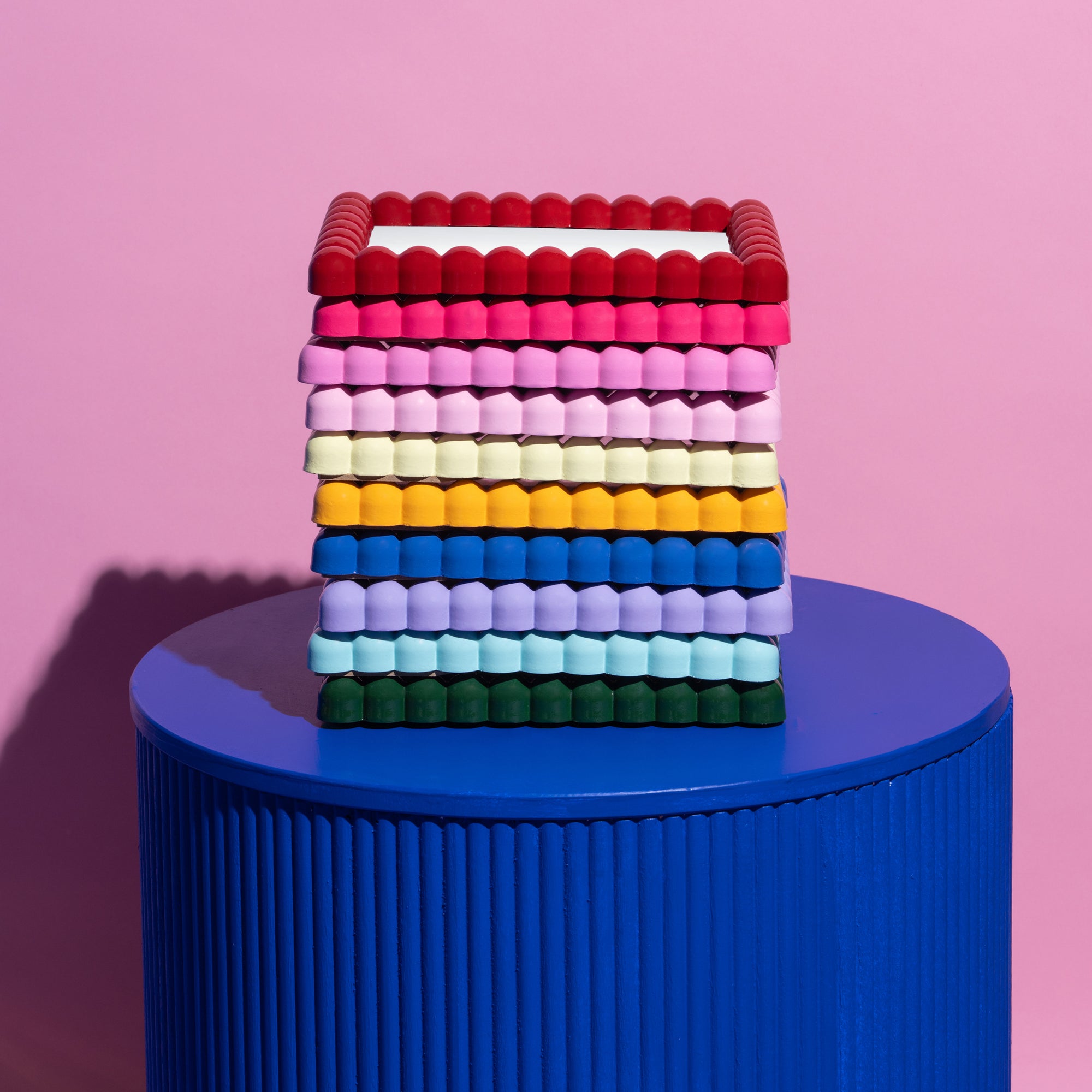 The Windsor Button Frame Magenta- Ships October-Little Fish Co.