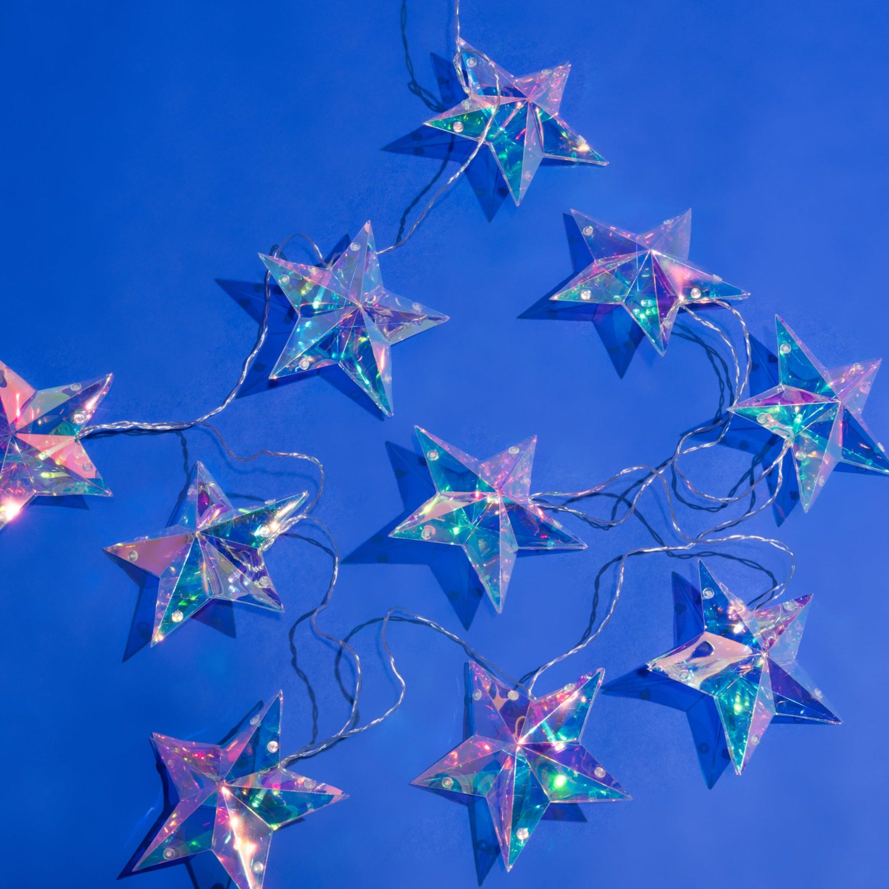 Crystal Holographic light up Star String Lights-Fashion-Little Fish Co.