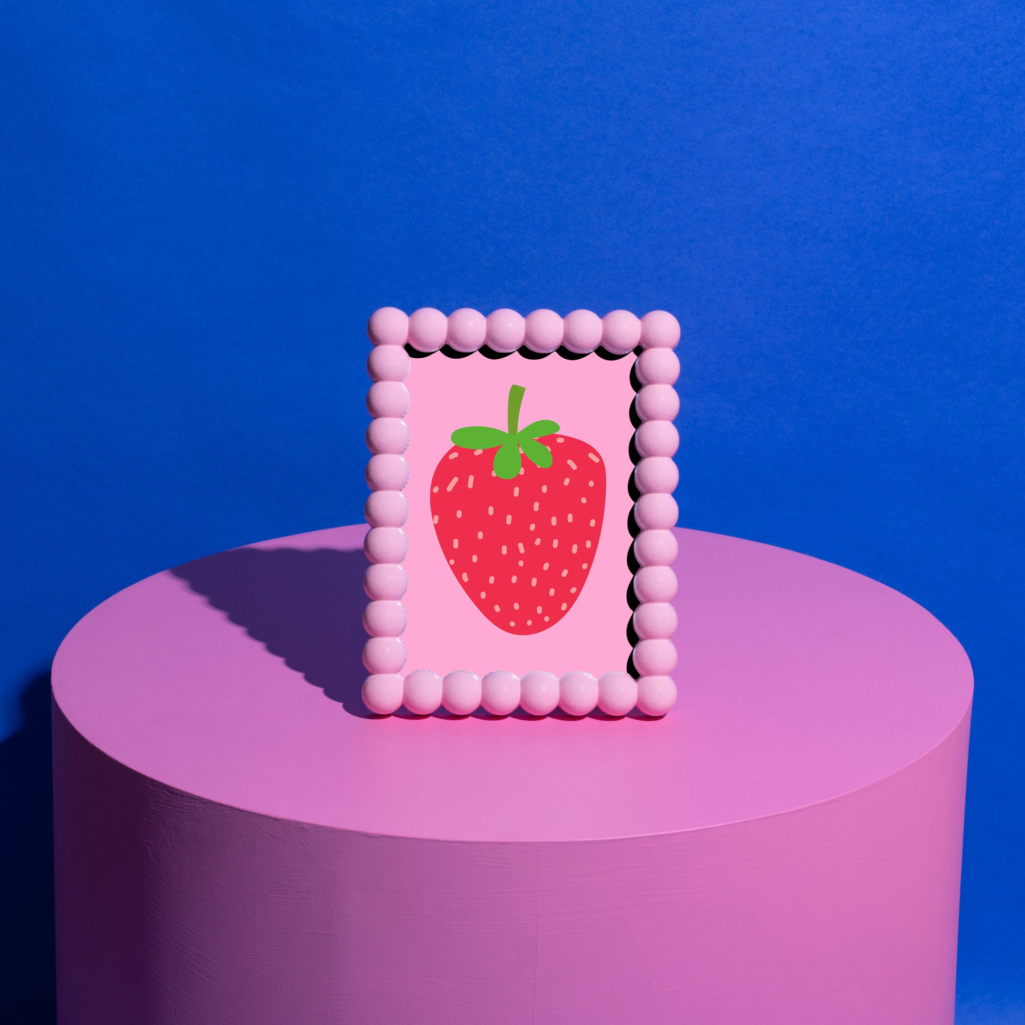 The Windsor Button Frame Baby Pink- Ships October-Little Fish Co.