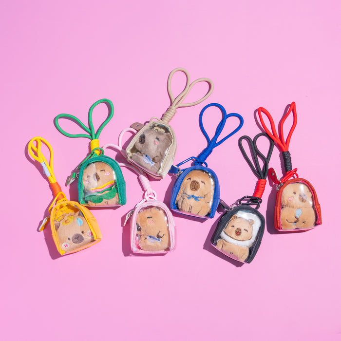 Adopt a Capybara with Backpack - colours assorted-Little Fish Co.