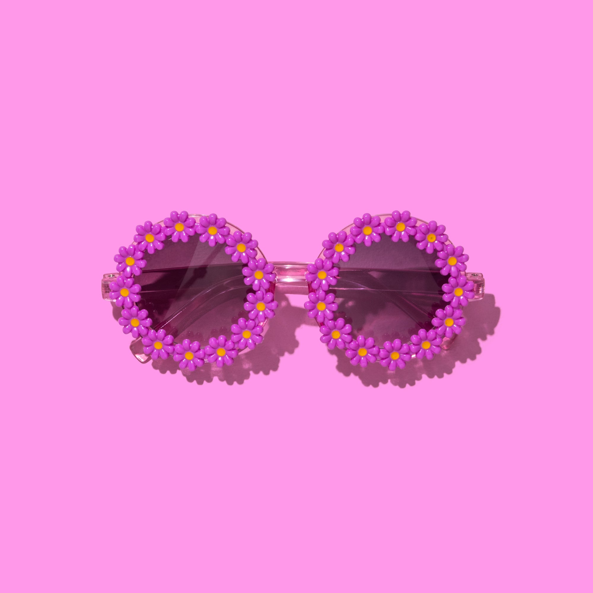Fresh as a daisy sunglasses Purple-Little Fish Co.