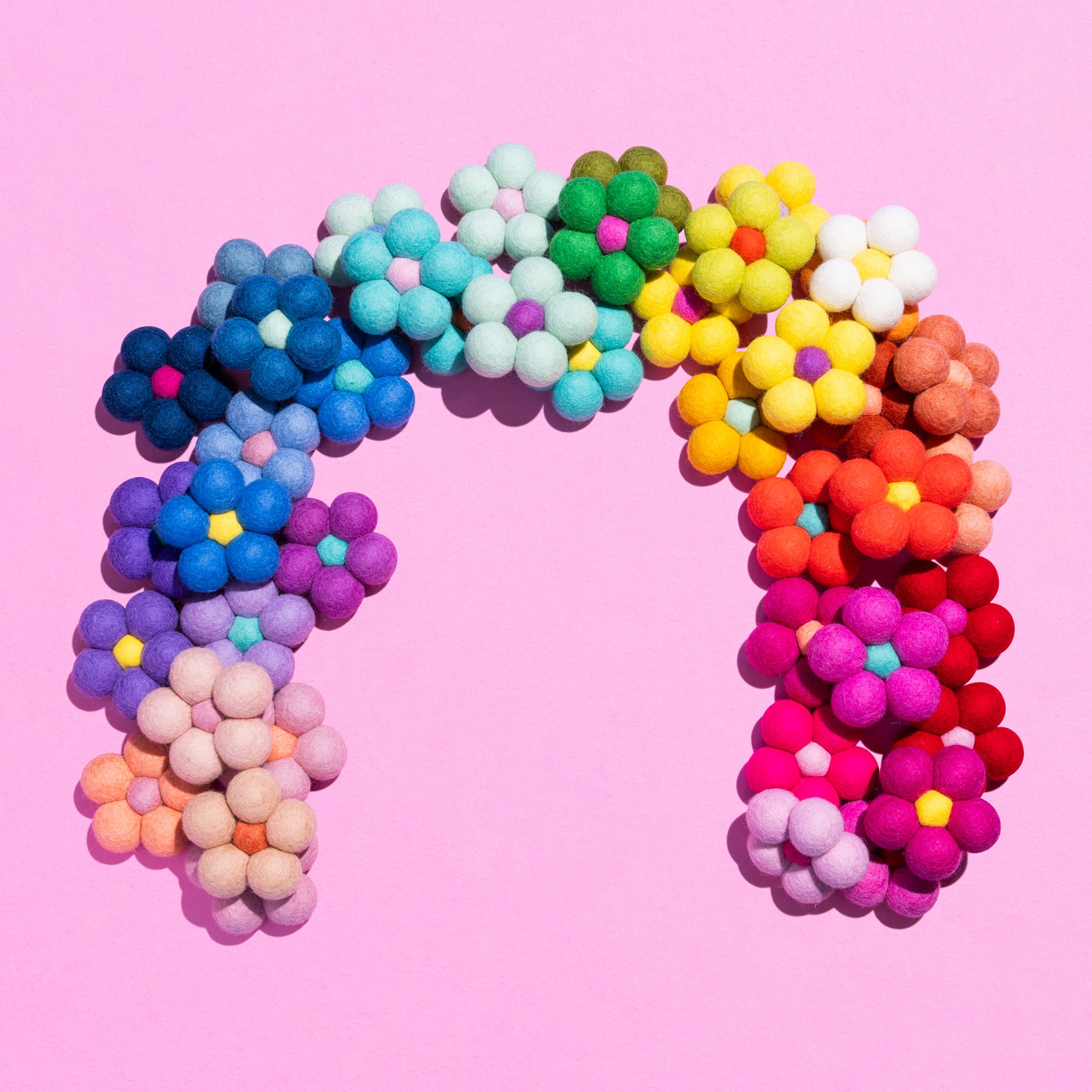 Fair Trade Handmade Felt Flowers (Large)-Little Fish Co.