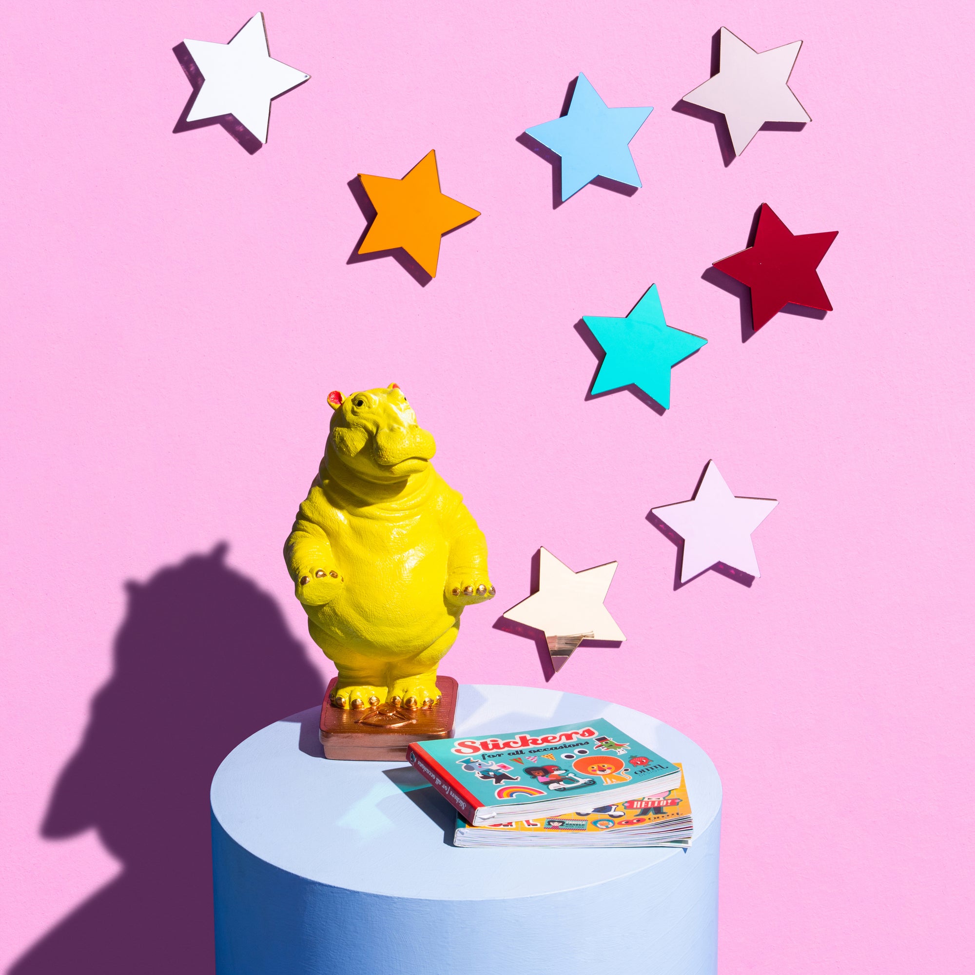 Mini Mirror Wall jewel - colour assorted