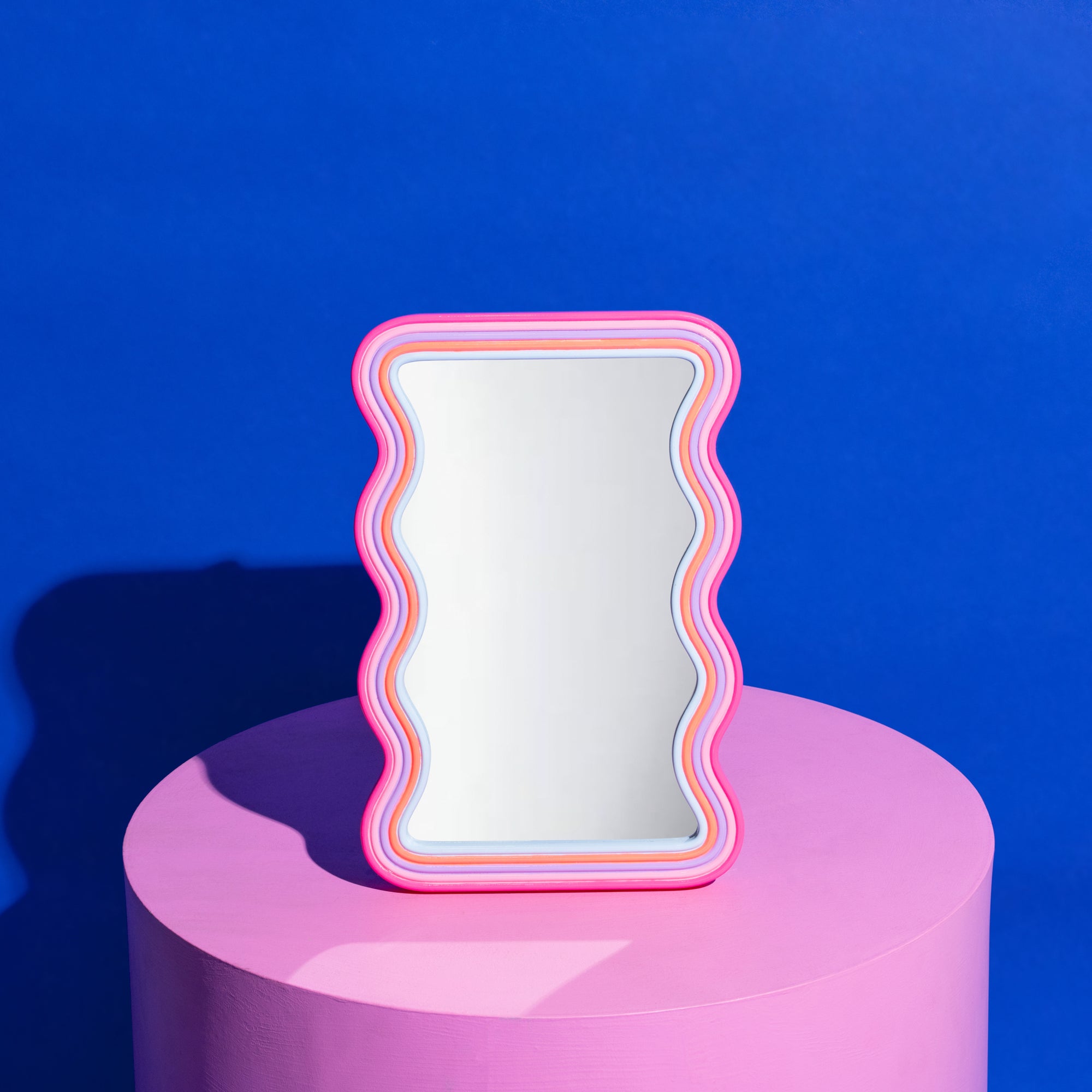Rainbow wave mirror Pink Combo-Little Fish Co.