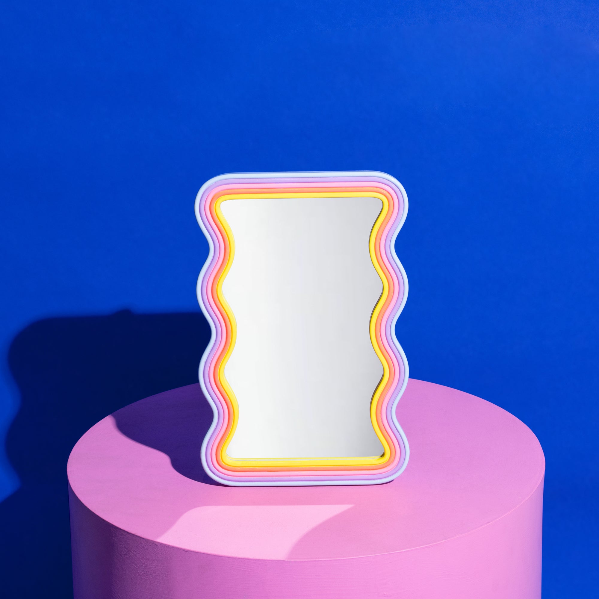 Rainbow wave mirror Yellow combo-Little Fish Co.