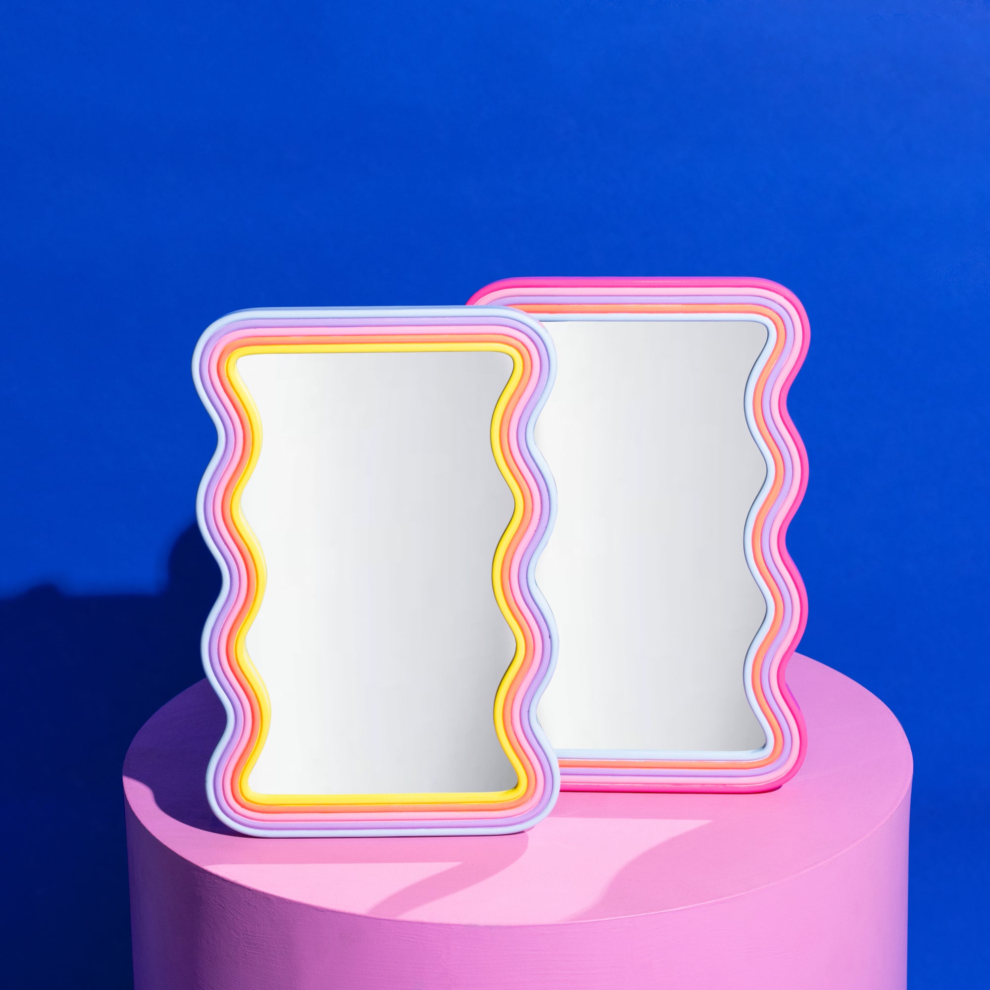 Rainbow wave mirror Yellow combo-Little Fish Co.