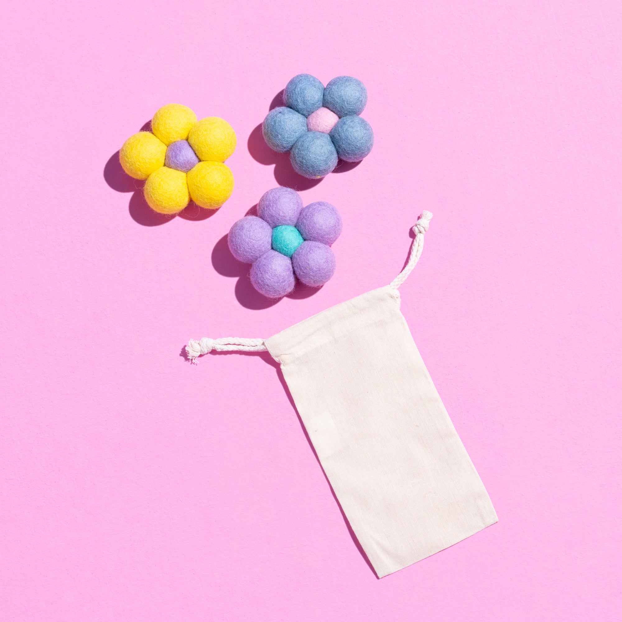 Fair Trade Handmade Felt Flowers (Large)-Little Fish Co.