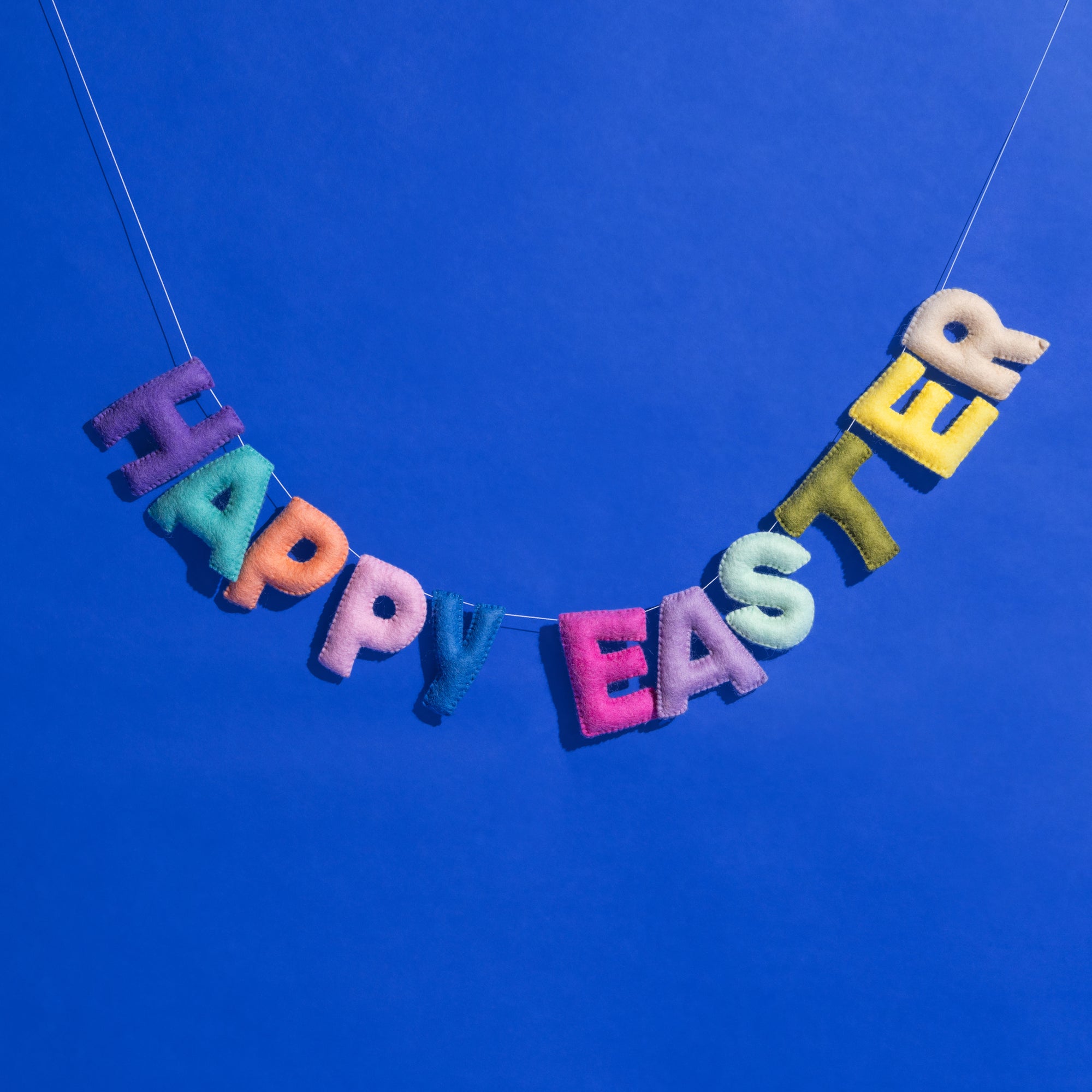 Fair Trade Happy Easter Garland - Colours assorted-Little Fish Co.