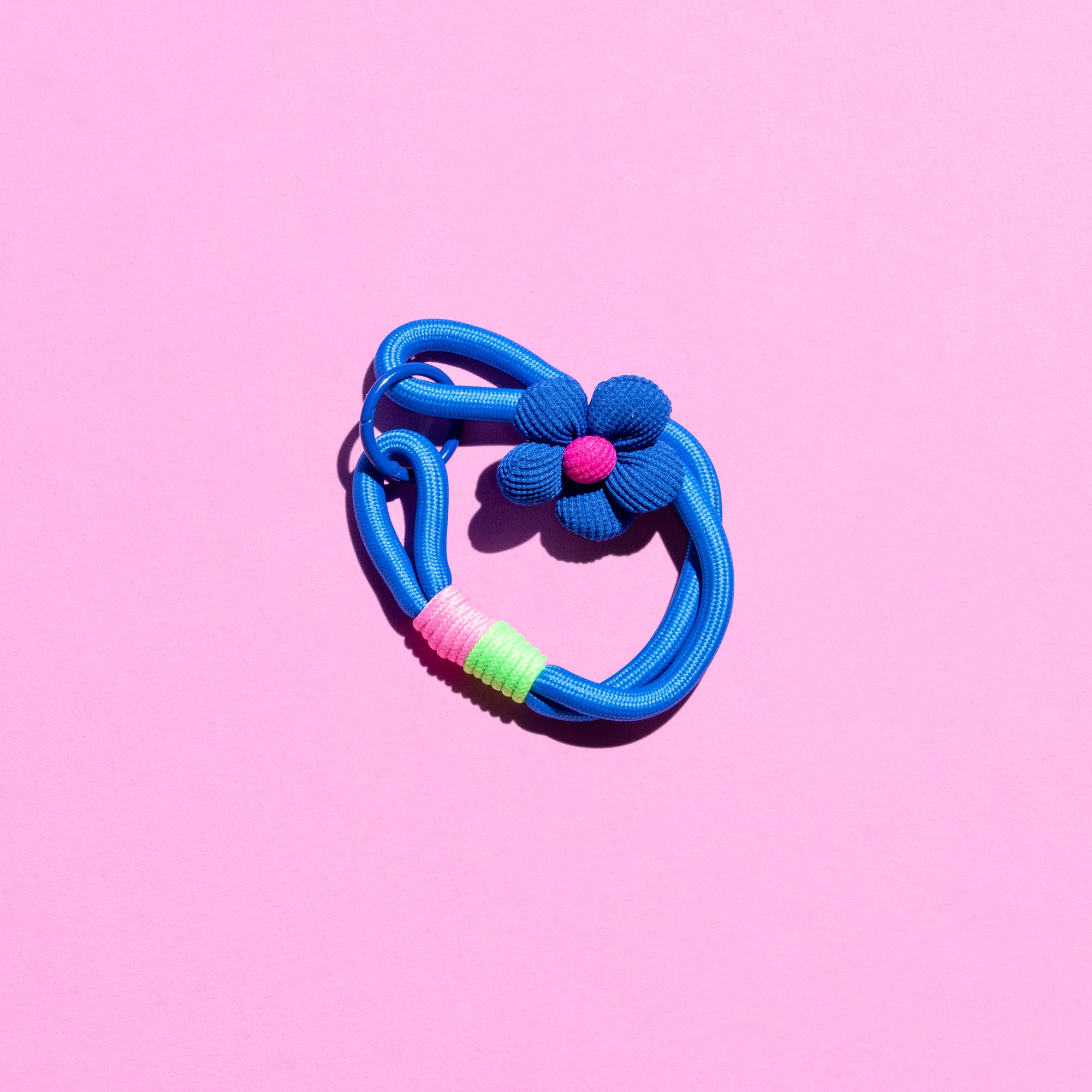 Flower keychain bag charm - colours assorted-Little Fish Co.